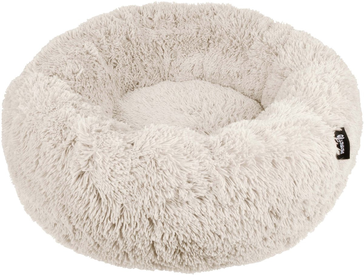Cuccia per cani District 70 fuzz donut – merengue – grande ø 80 cm