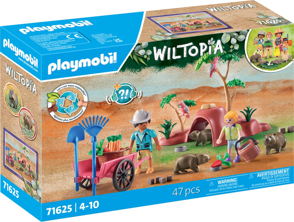 Playmobil refugio wombat wiltopia - 71625