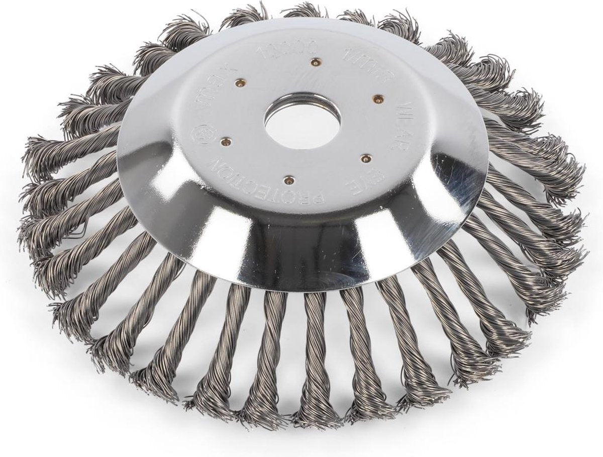 Cepillo de disco Powerplus acero 200mm