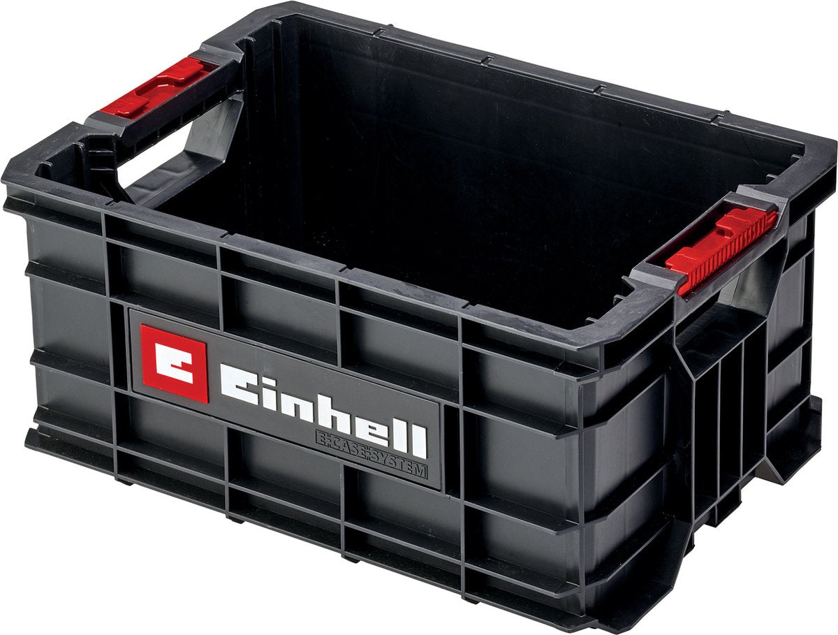 Caja de herramientas Einhell e-case - máx. capacidad de carga: 90 kg - almacenamiento y transporte universal de accesorios y herramientas - apilable - conectable
