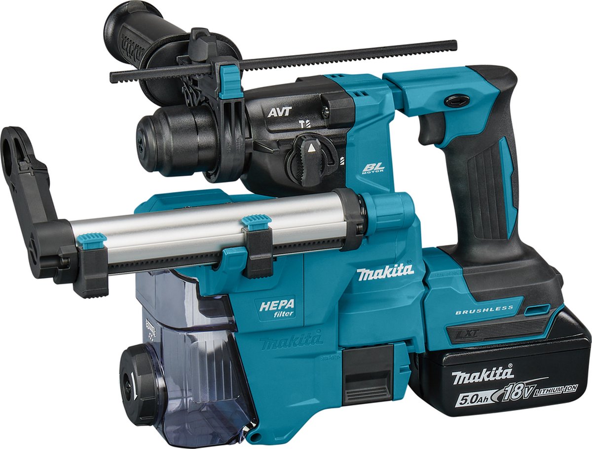 Makita hebr183rtwj martello combinato a batteria per sds-plus 18v 2x 5.0...