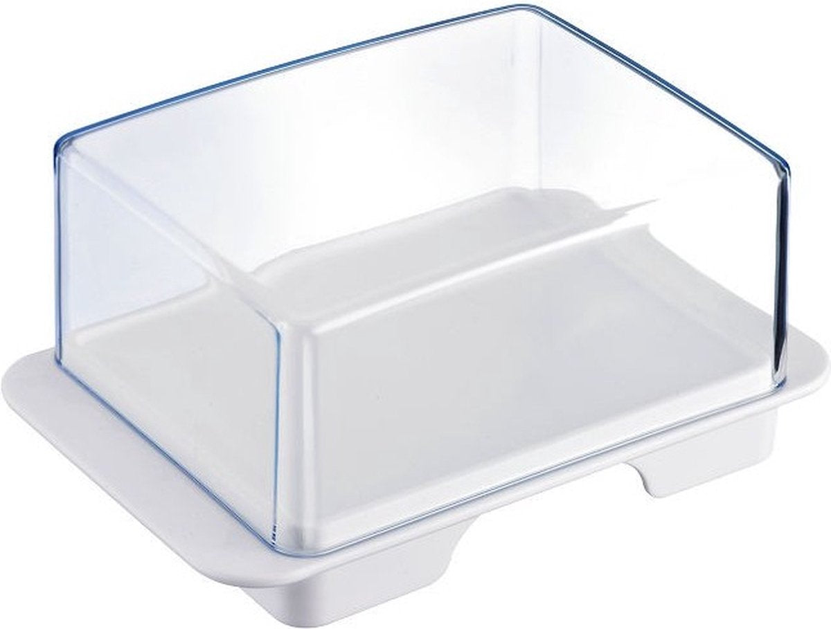 Mantequera exclusiva Westmark de plástico blanco 14,3x9,4x6,4cm