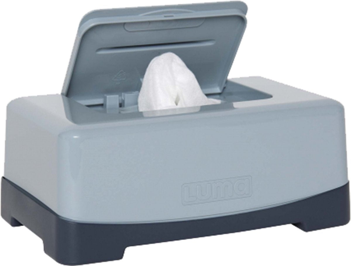 Luma Easy Wipe Box in ferro blu
