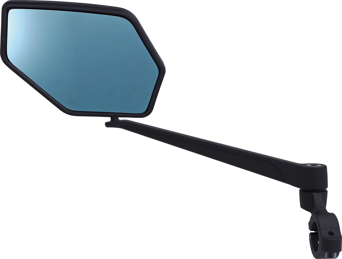 Bbb Cycling e-view abrazadera para espejo de bicicleta e-bike izquierda - montaje en el manillar - espejo retrovisor - multiajustable - certificado para speed pedelec y bicicleta eléctrica - bbm-02