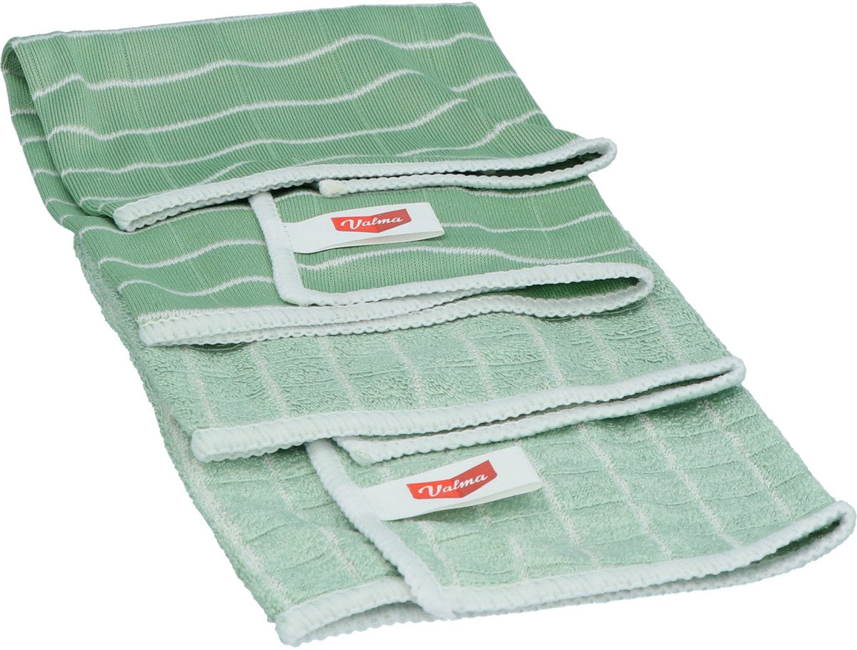 Panni in microfibra di bambù ecologici Valma - 30x30 cm - assorbenti super morbidi - qualità pesante - scelta ecologica - 2 pezzi