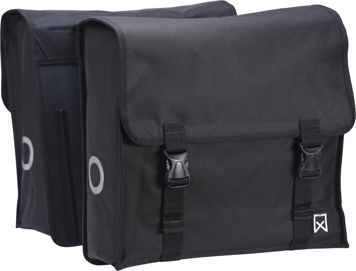 Willex - borsa doppia - xxl - idrorepellente - attacco universale - 46 litri - nera