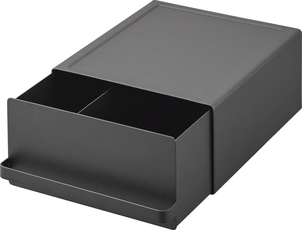 Cajón de cocina extensible Yamazaki - torre - negro