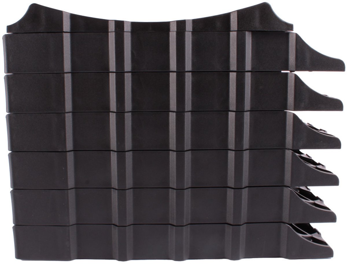 Nivel stacka Milenco - 6 piezas - negro