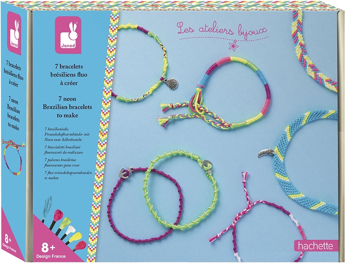 Janod - studio - realizza braccialetti bijoux neon