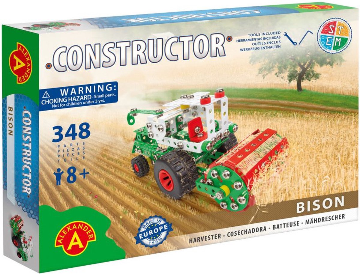 Costruttore di giocattoli Alexander - bisonte (combina harv.) - 348 pezzi