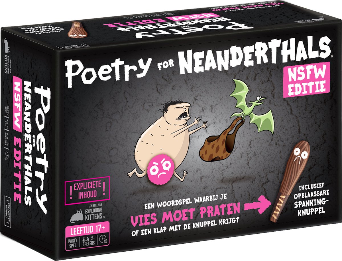 Poesia dei gattini che esplodono per Neanderthal nsfw - gioco di carte