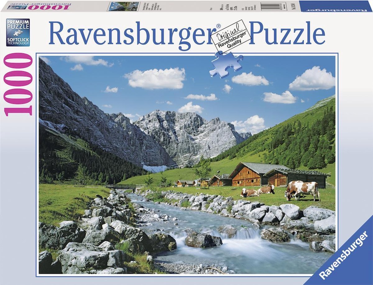 Puzzle Ravensburger Monti Karwendel, Austria - puzzle - 1000 pezzi