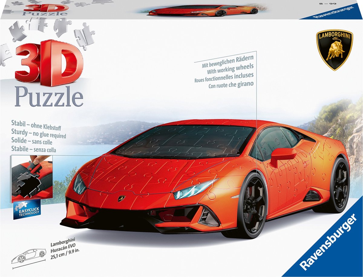 Ravensburger - 3D Puzzle - Lamborghini Huracan Evo