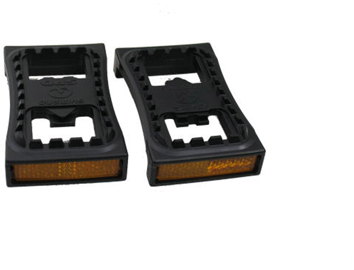 Shimano pedal reflector set SD-PD22 plástico negro 2 piezas