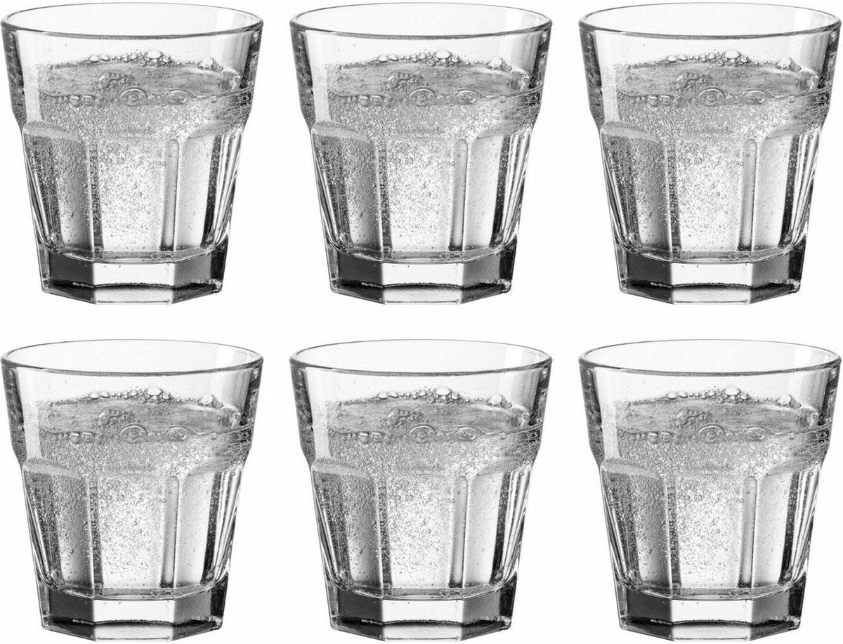 Vaso Leonardo 265ml roca - set 6