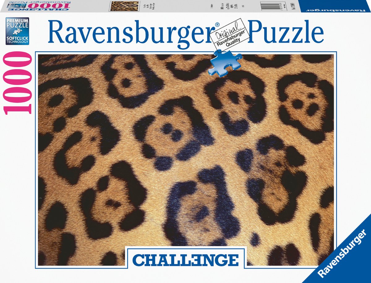 Ravensburger Puzzle Challenge stampa animalier - puzzle - 1000 pezzi