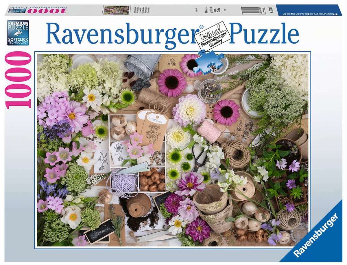 Puzzle Ravensburger per l'amore dei fiori - puzzle - 1000 pezzi