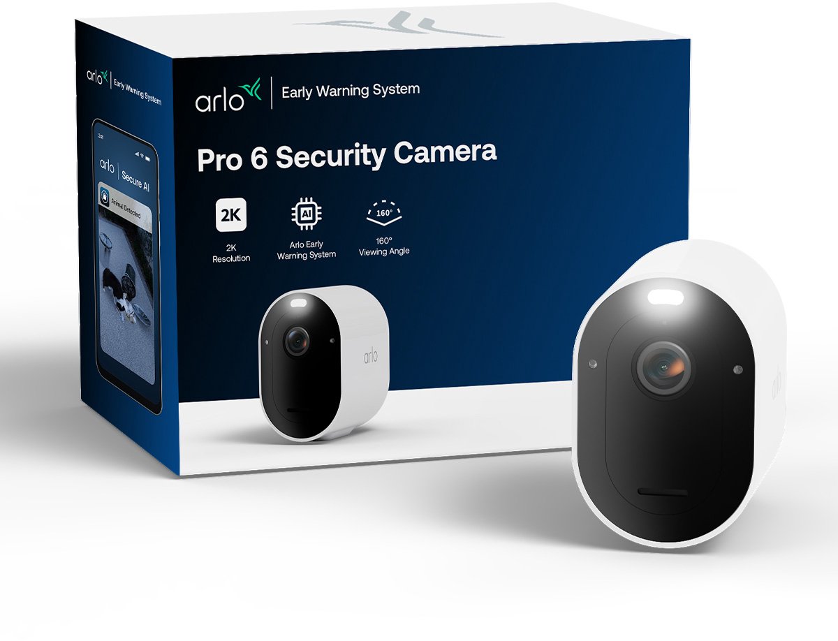 Telecamera di sicurezza Arlo pro 6 2k+ - 1 telecamera IP