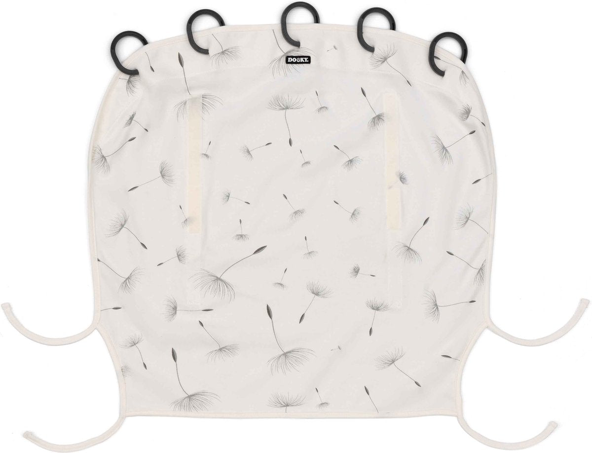 Cochecito con sombrilla y funda universal Dooky - protección UV para su hijo - cochecito de tela para el sol - diente de león