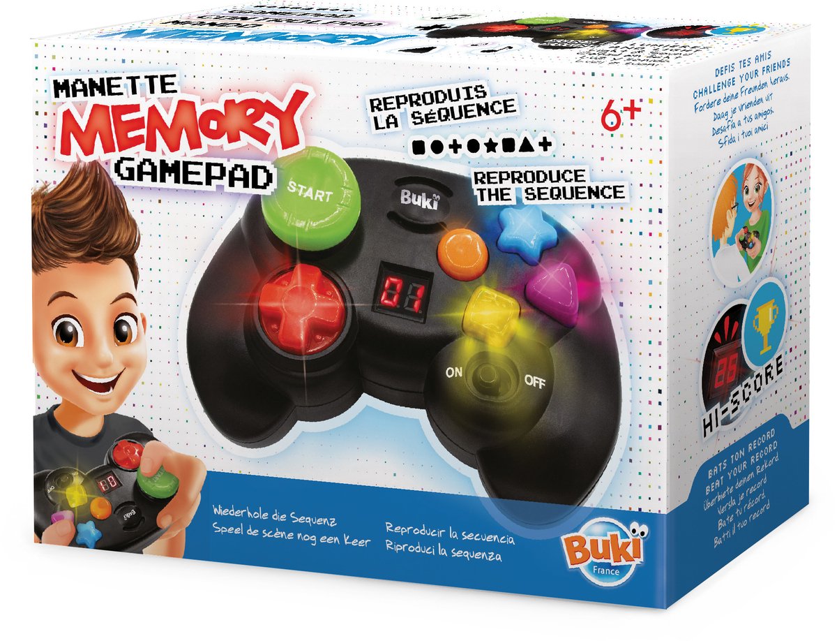 Buki france buki - memo control - geheugenspel - herhaalspel - memory game