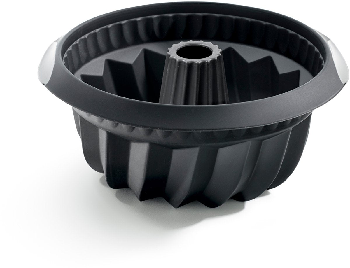 Lékué bakvorm savarin 22 cm - siliconen - black