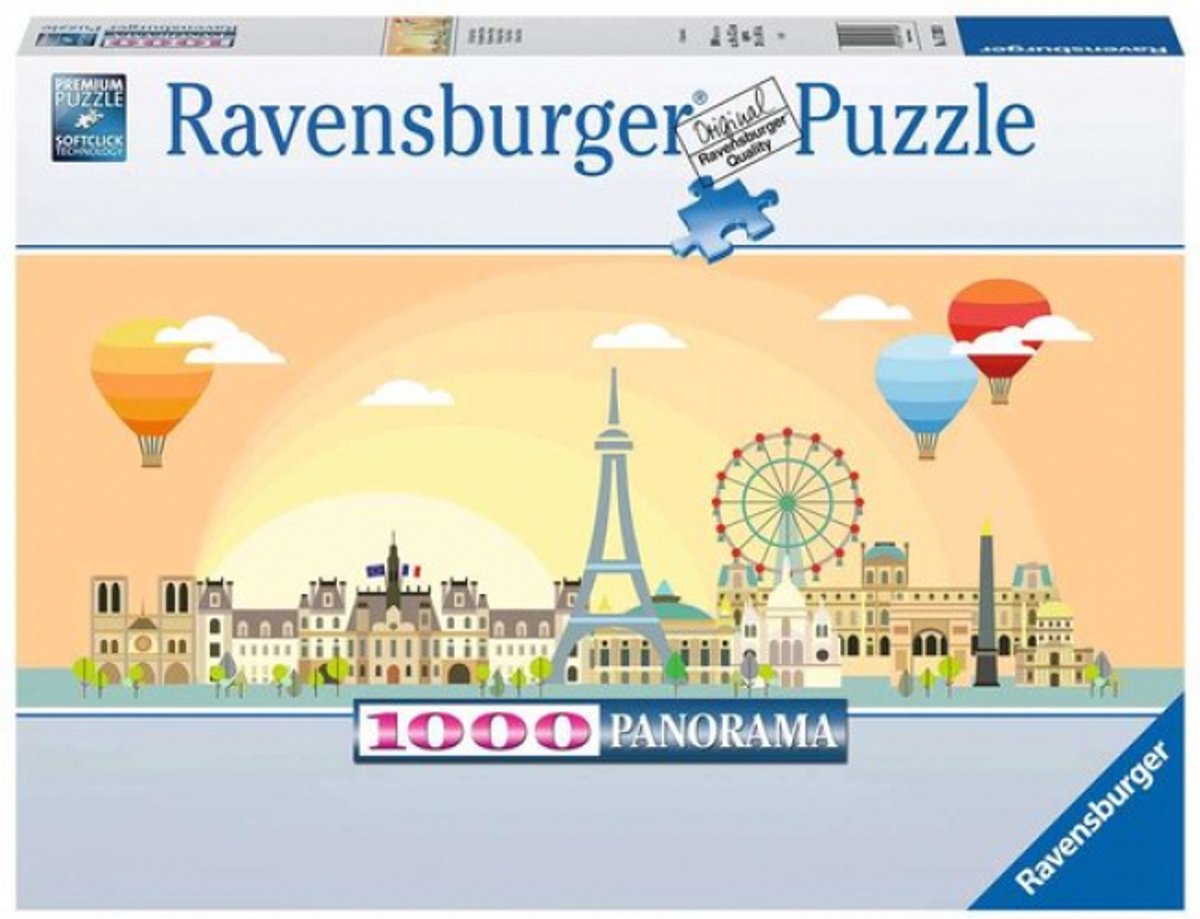 Puzzle Ravensburger un giorno a Parigi - puzzle - 1000 pezzi