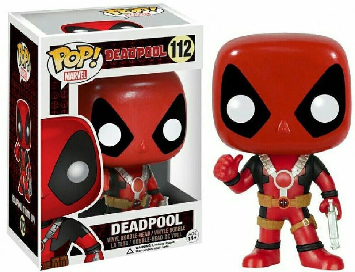 Funko pop Marvel Deadpool pollice in su