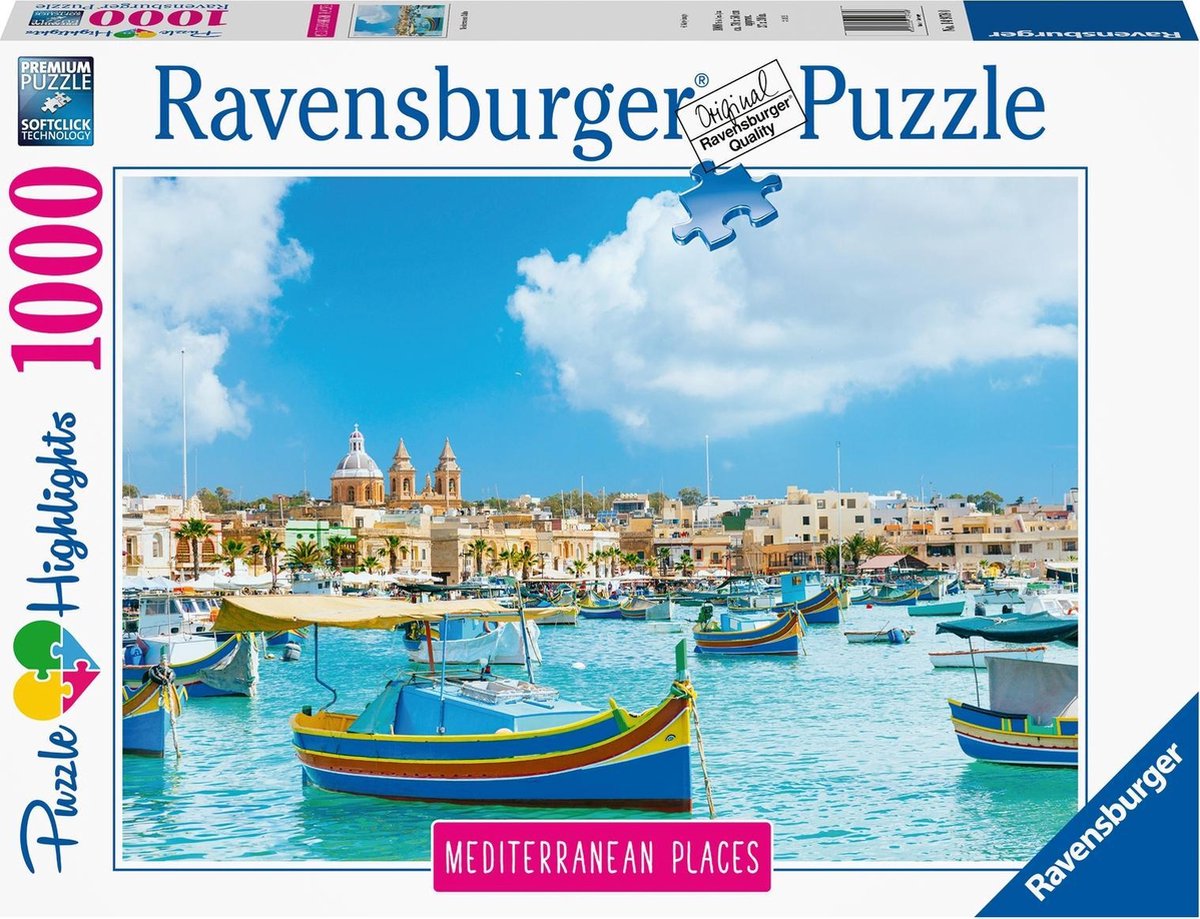 Puzzle Ravensburger Malta - puzzle - 1000 pezzi