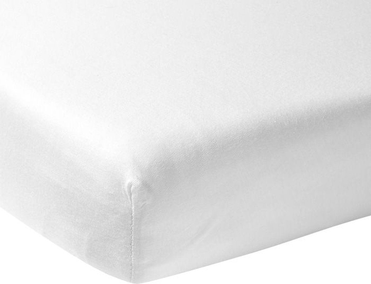 Meyco baby uni sábana ajustable para cuna - blanco - 60x120cm