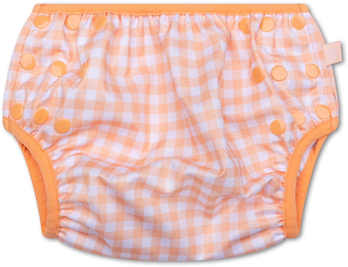 Sunset Grid | Oranje White White Whabile Swimming Adhesia