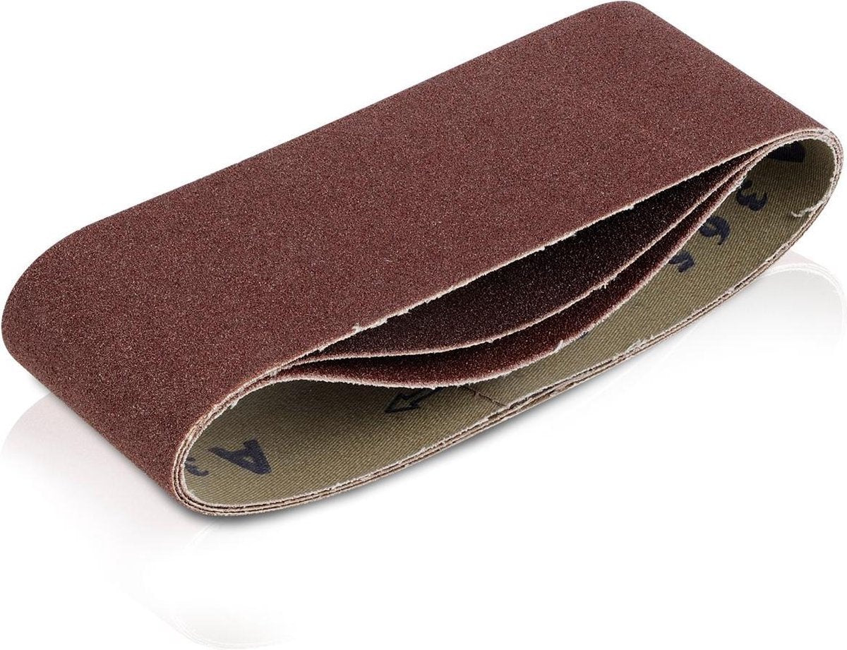 Nastro abrasivo Kreator krt241005 - 75 x 457 mm - grana: 80 - 3 pezzi