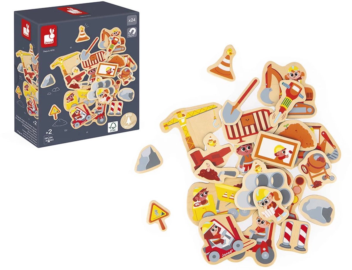 Janod - set di magneti - macchine edili