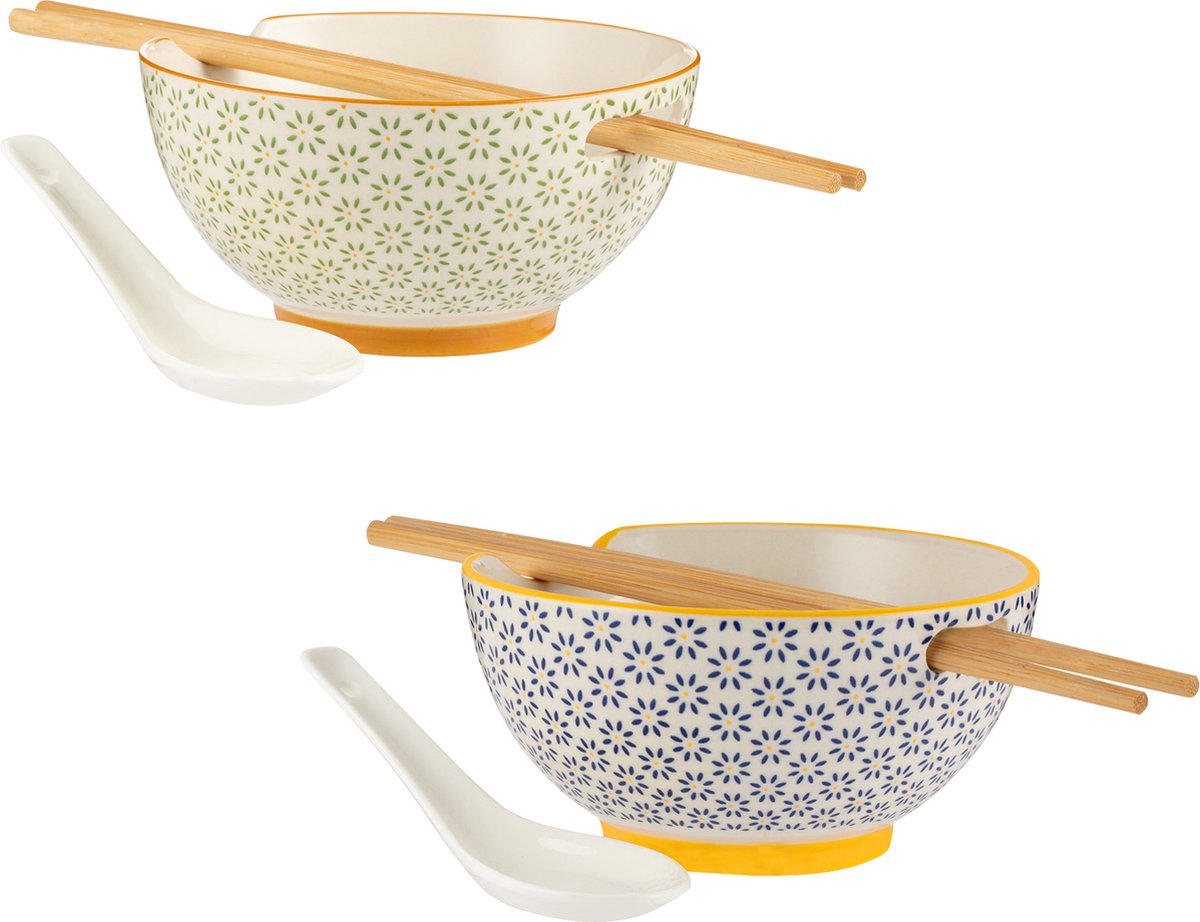 Typhoon World Foods set di 2 ciotole per riso e zuppa 13 cm