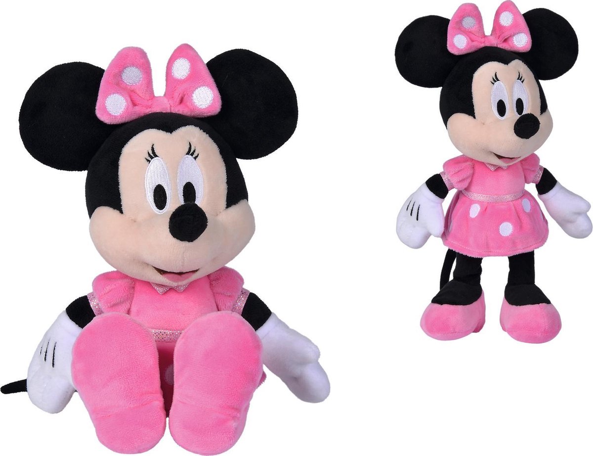 Simba disney - vestido minnie rosa fuerte (20cm)