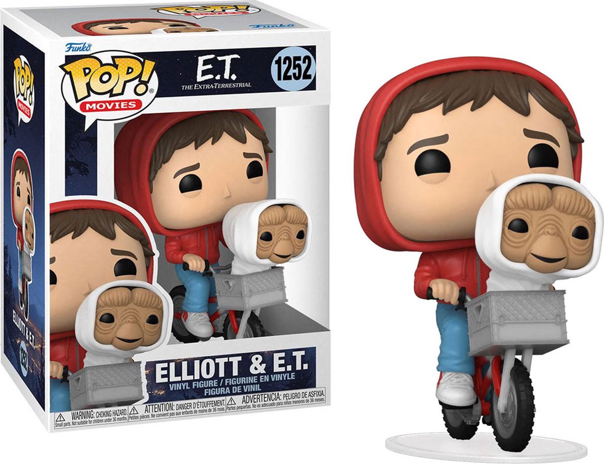 Películas funko pop: e.t. - Elliott et. - muñeca #1252