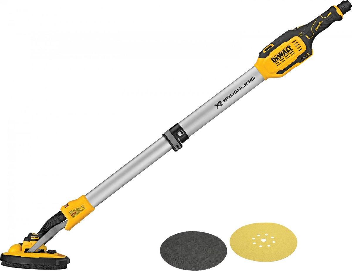 Dewalt dce800nb-xj | Lijadora de cuello largo sin escobillas xr 18v 225 mm en estuche de transporte | sin baterías ni cargador - dce800nb-xj