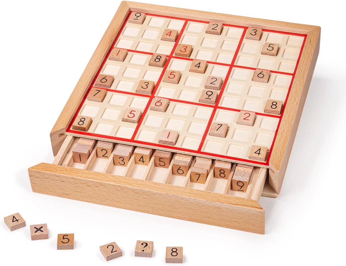 Bigjigs juguetes bigjigs sudoku de madera bj084