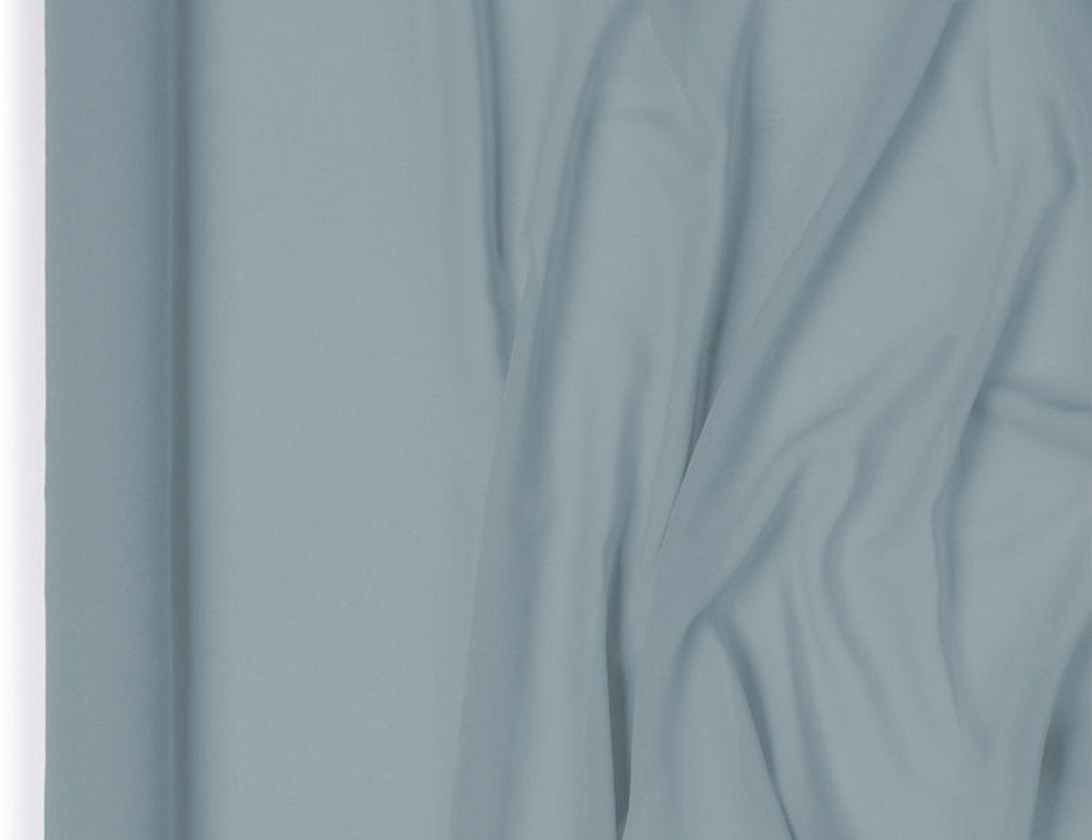 Partydeco chiffon tafelloper, mistblauw, 0,48 x 5 m