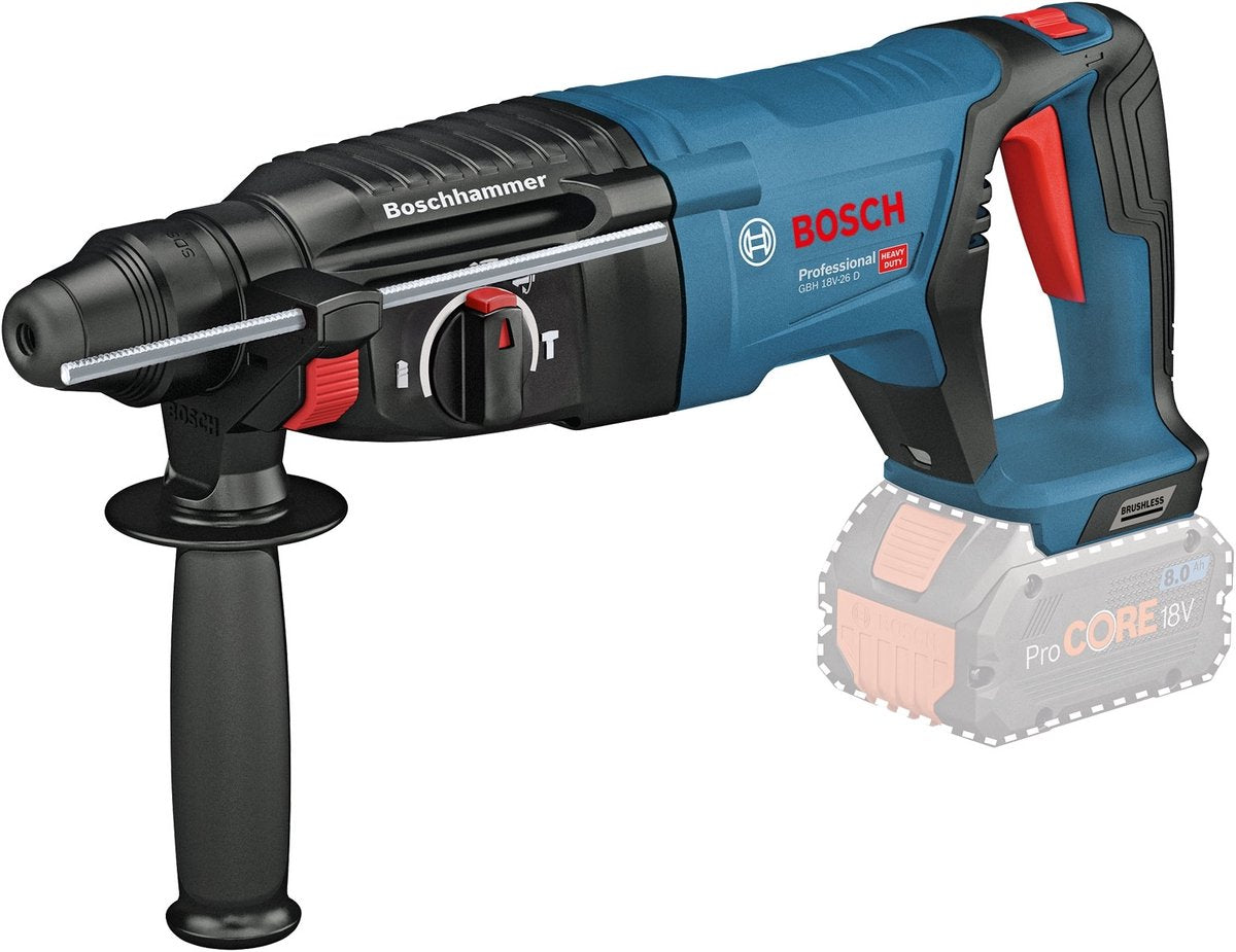 Taladro percutor inalámbrico Bosch con SDS Plus GBH 18V-26 D Solo - 0611916001