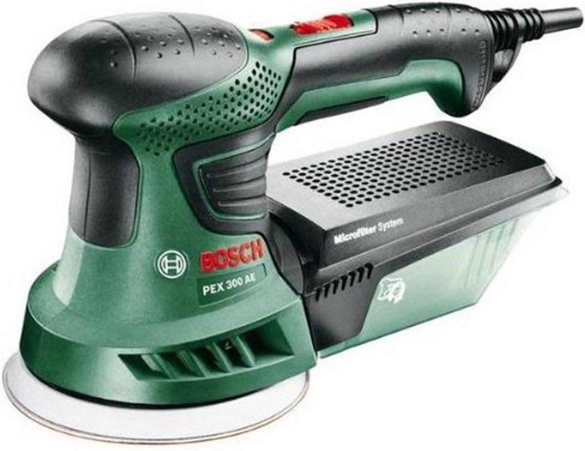Lijadora excéntrica Bosch pex 300 ae - 270 vatios - plato lijador de 125 mm