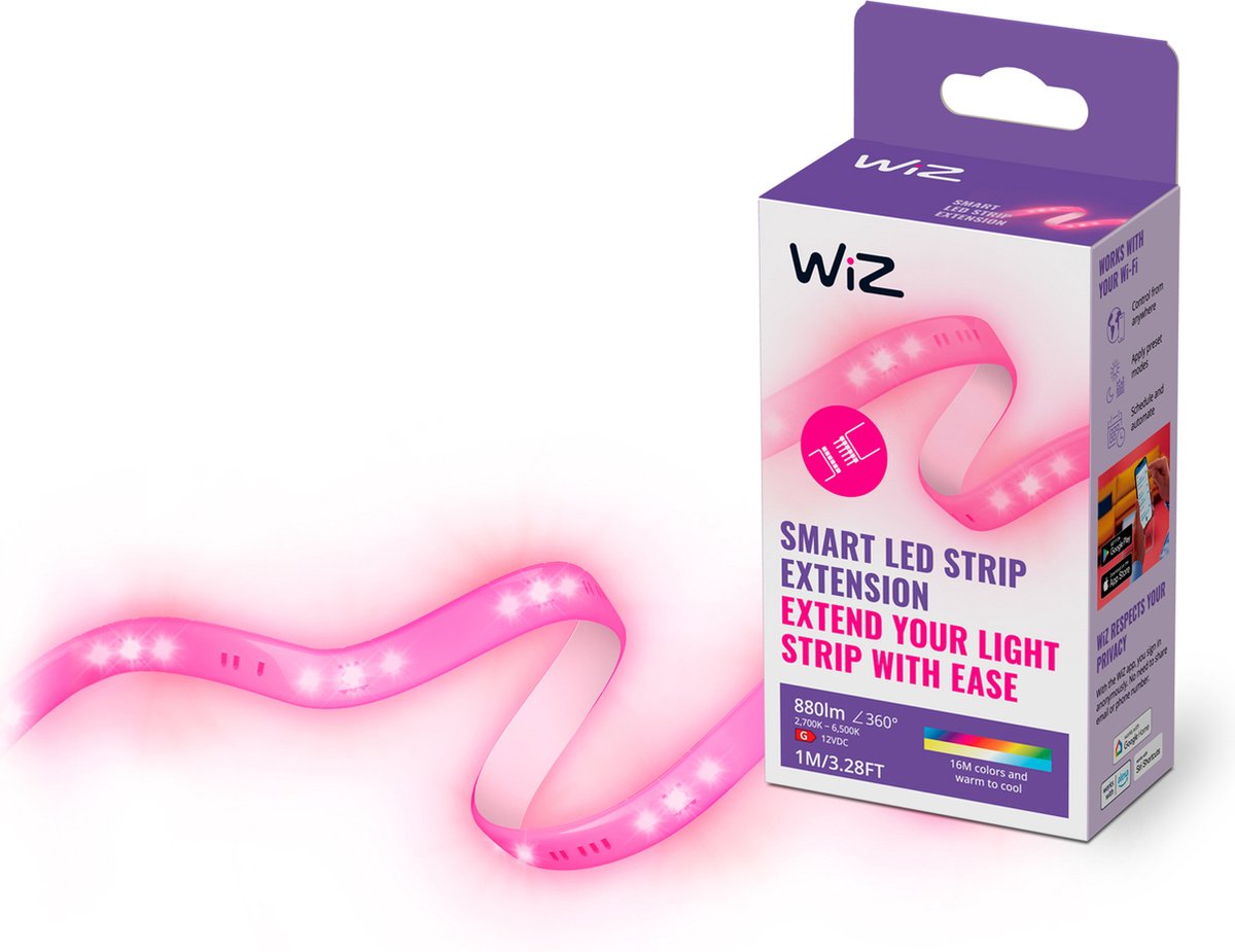 Franja LED de Wiz extendida, 1 metro