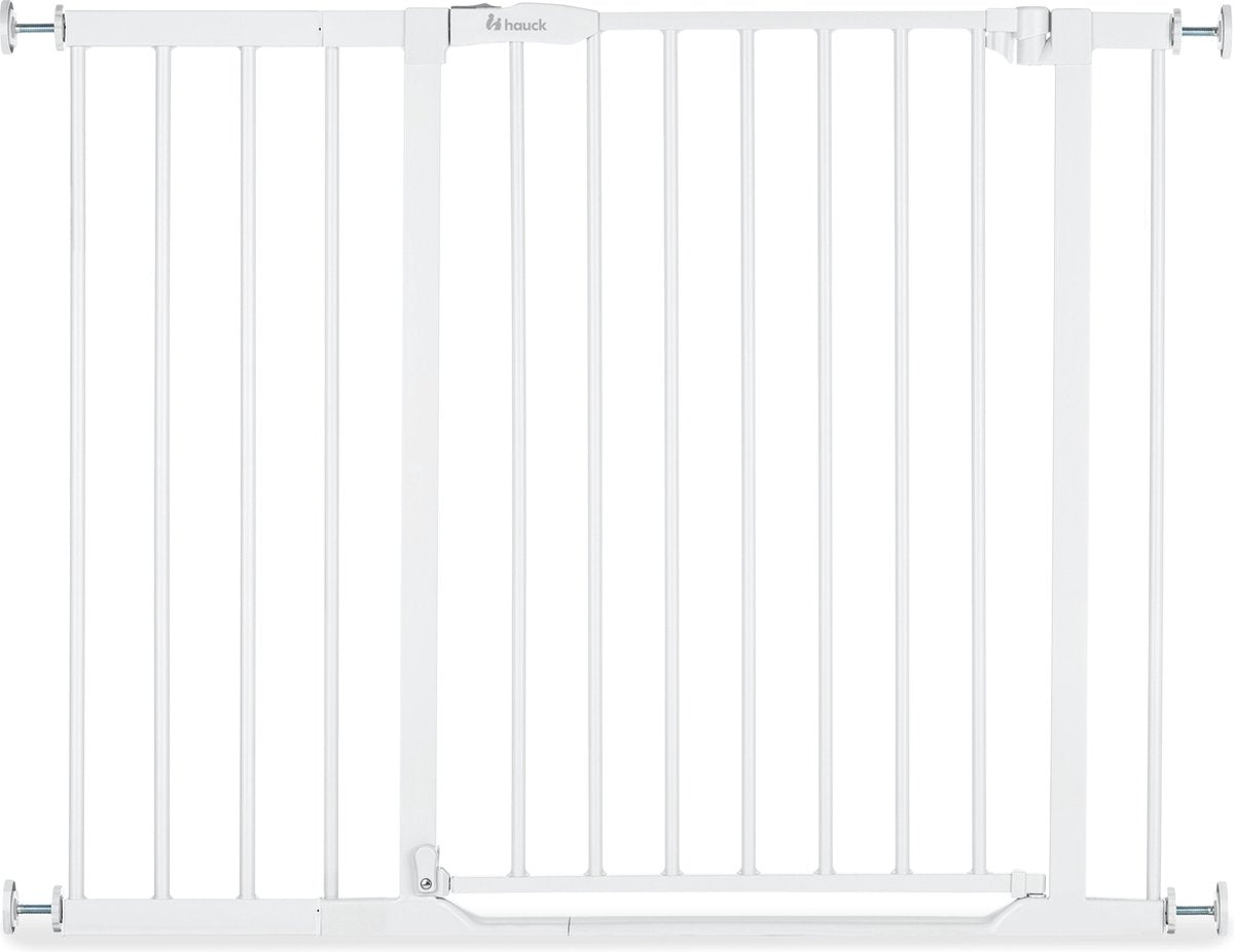 Hauck Clear Step Set 2 puertas de escalera con extensión de 21 cm - 96 a 101 cm - blanco