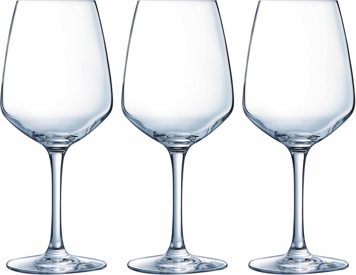 Bicchieri da vino Arcoroc -6x - trasparenti - 300 ml - bicchiere - vino rosso - vino bianco - bicchieri