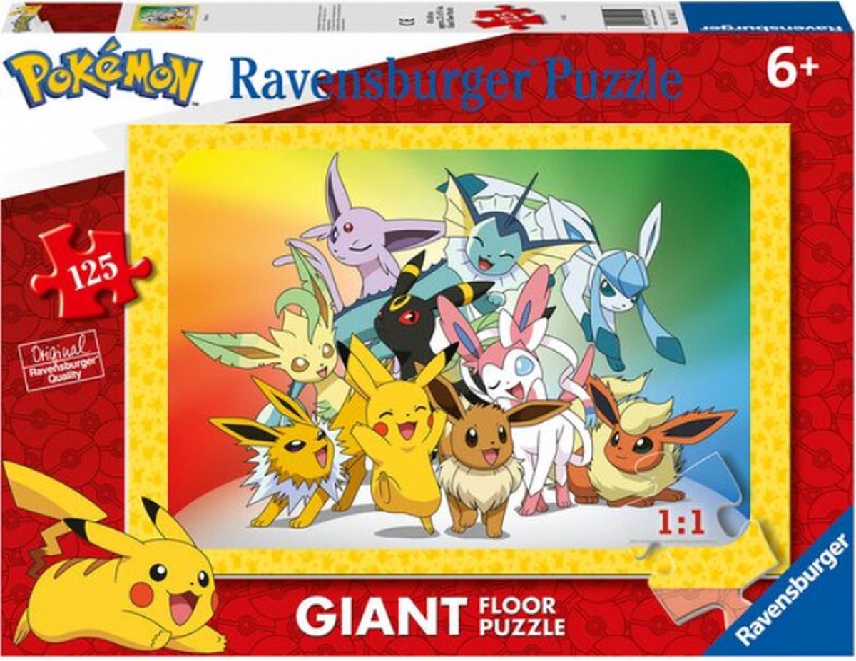 Puzzle Ravensburger Pokemon 125 pezzi 69x49 cm