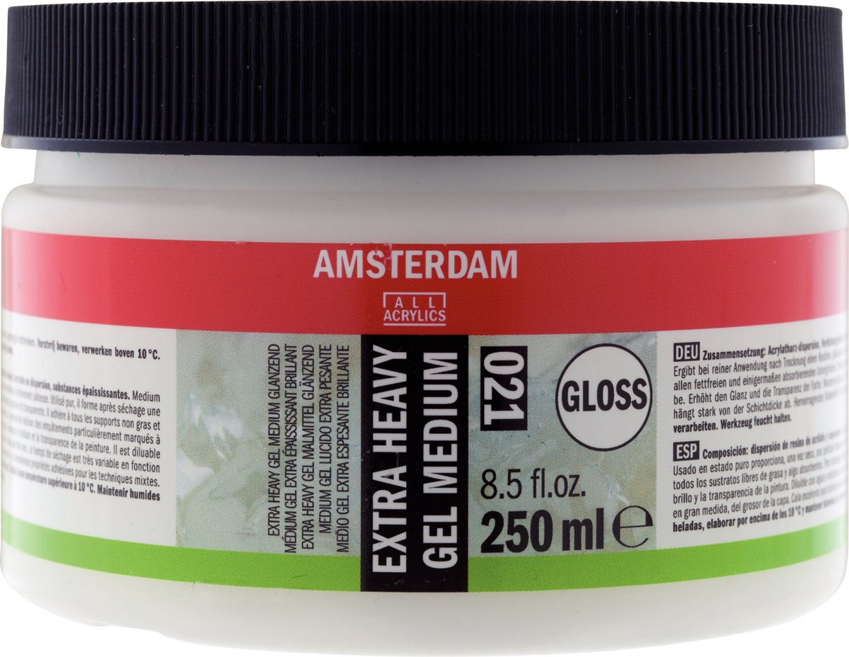 Amsterdam gel extra pesante medio lucido 021 vaso 250 ml
