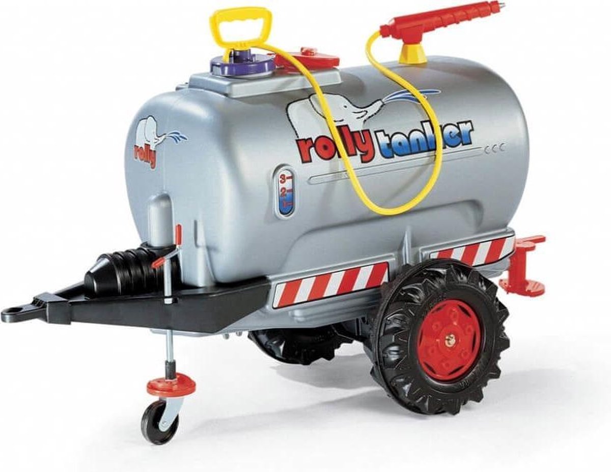 Rolly Toys Rolly Tanker Tank con bomba y cabezal de pulverización 30 litros de plata