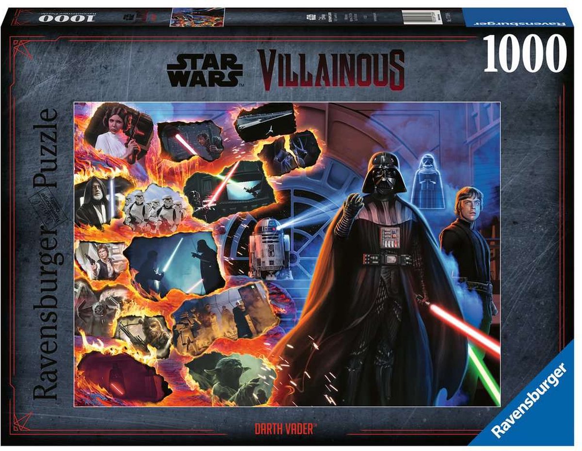 Ravensburger Star Wars malvagio Darth Vader, 1000st.