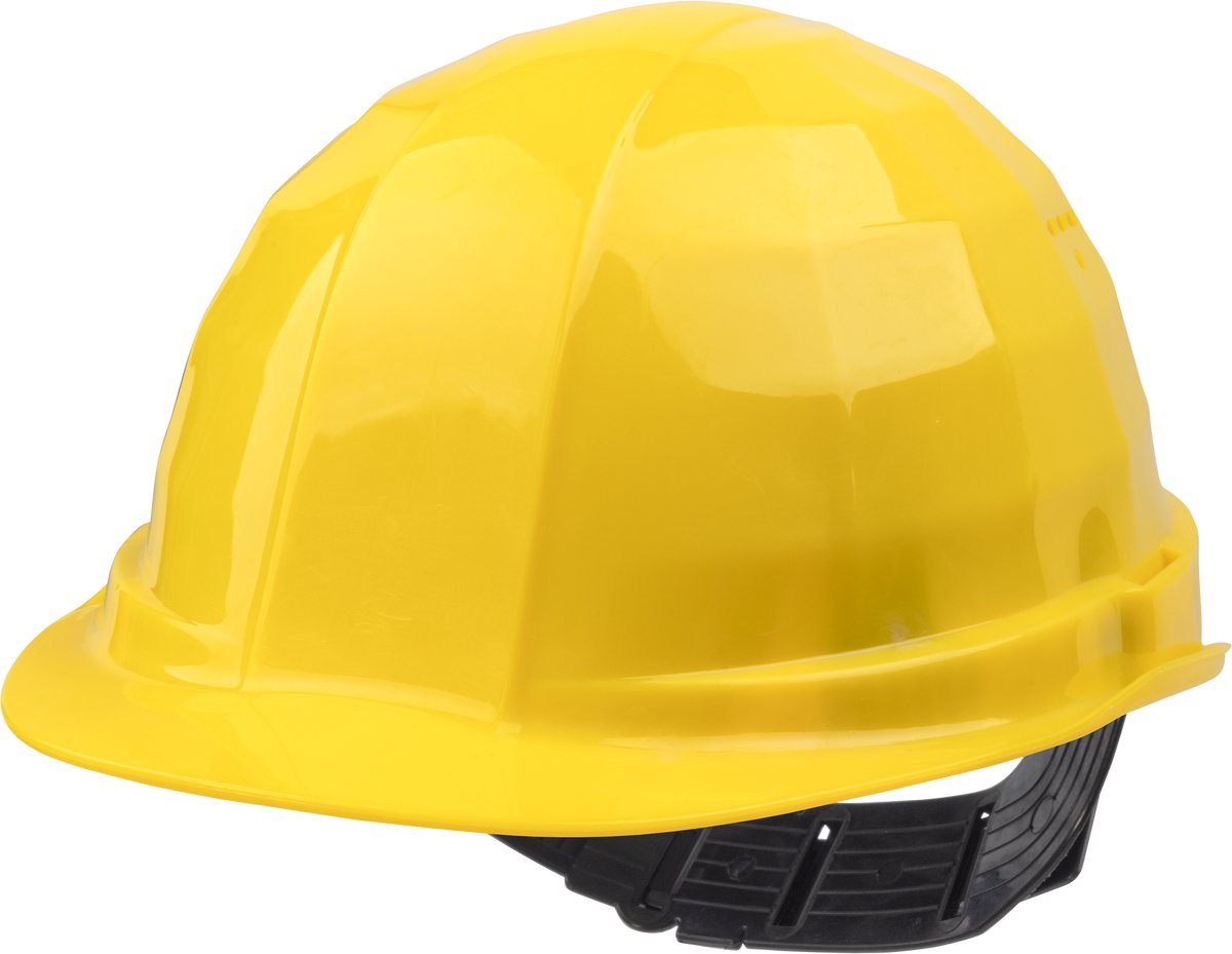 Wolfcraft - casco de seguridad - amarillo - casco de construcción - casco de construcción - 4966000