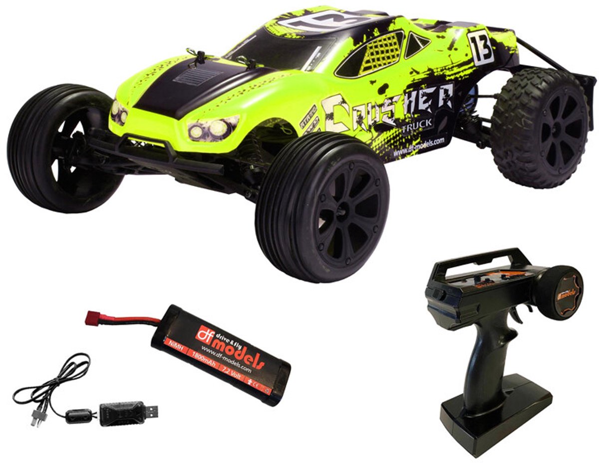 Crusher Race Truck modello Df v2 2wd pronto per funzionare