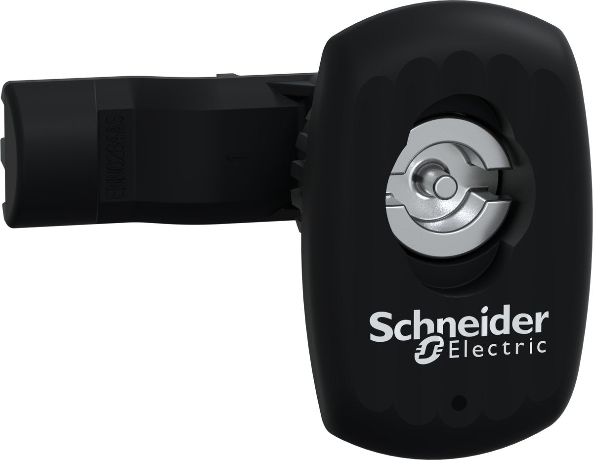 Schneider electric lock with double-bit button